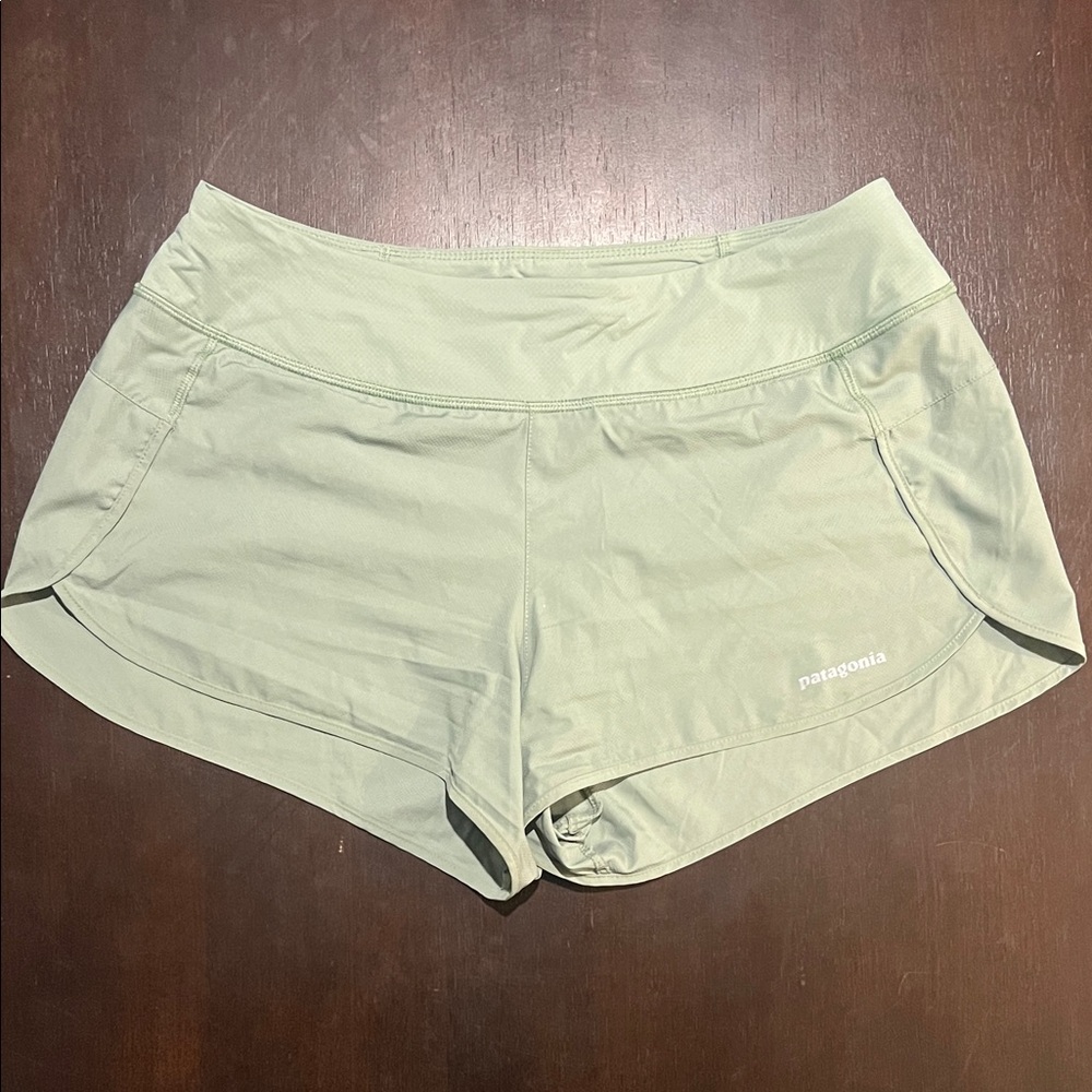 Patagonia Women's Light Green Athletic Shorts